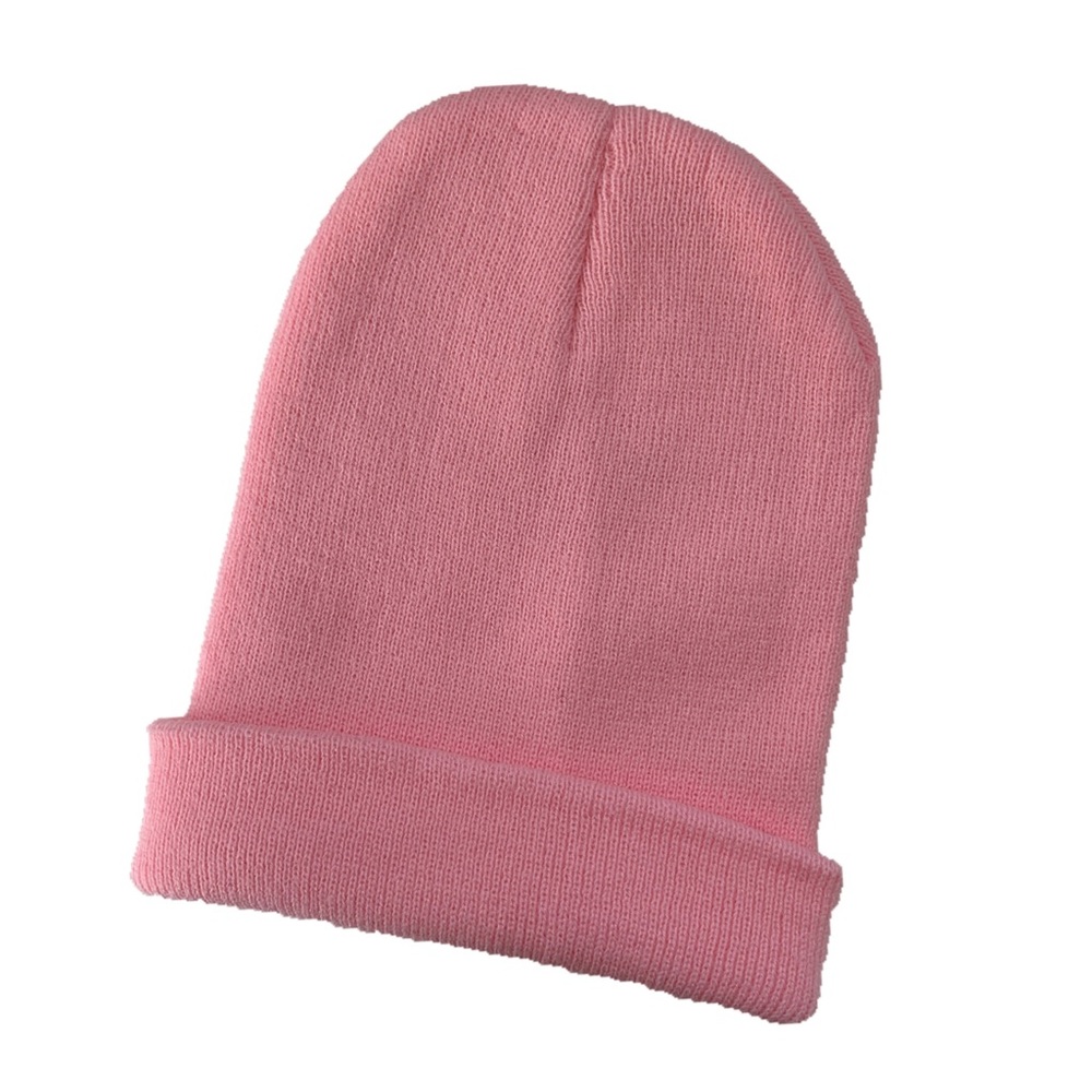 Pastel Pink Soft Adjustable Beanie